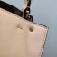 Fendi Leather Peekaboo X-Lite Medium Bag Pale Pink/FF Logo