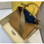 Fendi Leather Peekaboo X-Lite Medium Bag Khaki