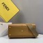 Fendi Leather Peekaboo X-Lite Medium Bag Khaki