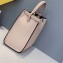 Fendi Leather Peekaboo X-Lite Medium Bag Pale Pink/FF Logo