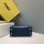 Fendi Leather Peekaboo Iconic Essentially Medium Bag Blue
