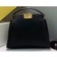 Fendi Leather Peekaboo Iconic Essentially Medium Bag Black/Gold
