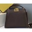Fendi Leather Peekaboo Iconic Essentially Medium Bag Taupe