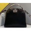 Fendi Leather Peekaboo Iconic Essentially Medium Bag Black/Python