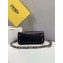 Fendi Leather Peekaboo Iconic Essentially Medium Bag Black/Python