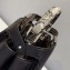 Fendi Leather Peekaboo Iconic Essentially Medium Bag Black/Python