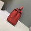 Fendi Leather Peekaboo Iconic Essentially Medium Bag Red
