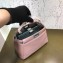 Fendi Leather Peekaboo Iconic Mini Bag Pink/Nude