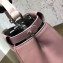 Fendi Leather Peekaboo Iconic Mini Bag Pink/Nude