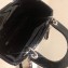Lady Dior Small Bag in Cannage Patent Black