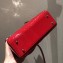 Lady Dior Small Bag in Cannage Patent Red