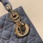 Lady Dior Small Bag in Cannage Patent Gray