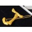 Celine Alphabet J Brass Twig-Shaped Hair Accessory