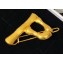 Celine Alphabet P Brass Twig-Shaped Hair Accessory