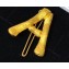 Celine Alphabet A Brass Twig-Shaped Hair Accessory