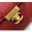 Chanel Calfskin Medium Top Handle Flap Bag AS0804 Red 2019