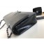 Chanel Croco Pattern Classic Flap Medium Bag Black