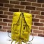 Gucci Soft Leather Backpack Bag 587866 Yellow 2019