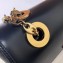 Gucci Interlocking G Small Leather Shoulder Bag 576421 Black 2019