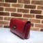 Gucci Interlocking G Small Leather Shoulder Bag 576421 Red 2019