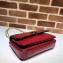 Gucci Interlocking G Small Leather Shoulder Bag 576421 Red 2019