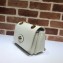 Gucci Interlocking G Mini Leather Shoulder Bag 576423 White 2019