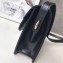 Gucci Framed Torchon Double G Small Leather Shoulder Bag 589474 Black 2019