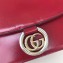 Gucci Framed Torchon Double G Small Leather Shoulder Bag 589474 Red 2019