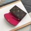 Louis Vuitton Rosalie Coin Purse Monogram Canvas Rose