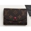 Louis Vuitton Rosalie Coin Purse Monogram Canvas M41939 Fuchsia