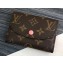Louis Vuitton Rosalie Coin Purse Monogram Canvas Peach