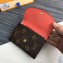 Louis Vuitton Rosalie Coin Purse Monogram Canvas Peach