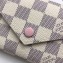 Louis Vuitton Victorine Wallet Damier Azur Canvas N64022 Rose Ballerine
