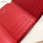 Louis Vuitton Victorine Wallet Damier Ebene Canvas N41659 Red