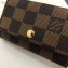 Louis Vuitton 6 Key Holder Damier Ebene Canvas N62630 Brown