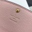 Louis Vuitton Emilie Wallet Damier Ebene Canvas N60214 Rose Ballerine