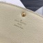 Louis Vuitton Emilie Wallet Damier Azur Canvas N63546 Beige