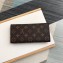 Louis Vuitton Emilie Wallet Monogram Canvas M61289 Rose Ballerine