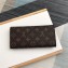 Louis Vuitton Emilie Wallet Monogram Canvas Coffee