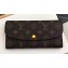 Louis Vuitton Emilie Wallet Monogram Canvas M64301 Safran