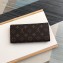 Louis Vuitton Emilie Wallet Monogram Canvas Peach