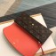 Louis Vuitton Emilie Wallet Monogram Canvas Peach
