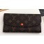 Louis Vuitton Emilie Wallet Monogram Canvas Orange