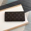 Louis Vuitton Emilie Wallet Monogram Canvas Orange