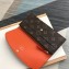 Louis Vuitton Emilie Wallet Monogram Canvas Orange