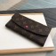 Louis Vuitton Emilie Wallet Monogram Canvas M60697 Fuchsia