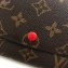 Louis Vuitton Emilie Wallet Monogram Canvas Red
