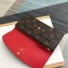 Louis Vuitton Emilie Wallet Monogram Canvas Red