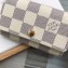 Louis Vuitton 6 Key Holder Damier Azur Canvas N61745