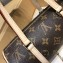 Louis Vuitton Round Drum Monogram Canvas Mini Bag with Chain